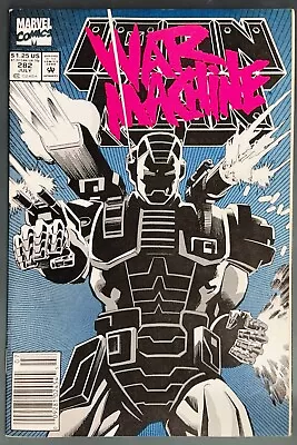 Buy Iron Man #282 NEWSSTAND - KEY 1st War Machine (NM) • 155.32£