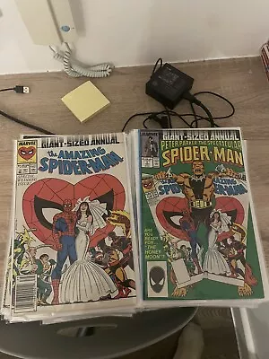 Buy Amazing Spider-Man Annual #21 Marvel Wedding Issue+ Spec Spiderman Annual 7 • 0.99£