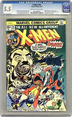 Buy Uncanny X-Men #94 CGC 5.5 1975 0607948001 • 411.60£