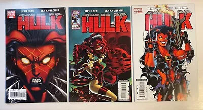 Buy Hulk ( Vol 2) Ed McGuinness Variant 14, 15, 16 Key 1st Red She-Hulk Comic Lot NM • 77.66£
