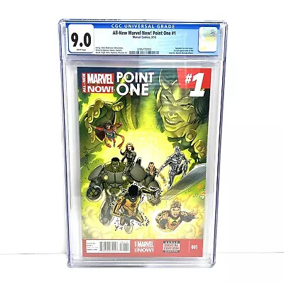 Buy All New Marvel Now Point One #1 CGC 9.0 WP 1st Kamala Khan As Ms Marvel Disney+ • 69.89£