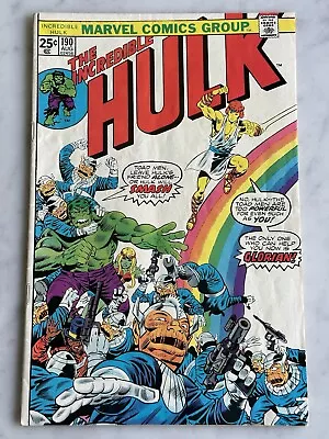 Buy Incredible Hulk #190 F 6.0 - Buy 3 For Free Ship! (Marvel, 1975) • 4.66£