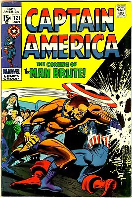 Buy CAPTAIN AMERICA # 121 - Marvel 1970  (vg) • 9.32£