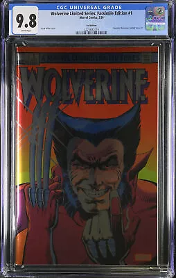 Buy Wolverine Limited Series #1 (02/2024) - Facsimile Foil Edition CGC 9.8 - Marvel • 63.61£