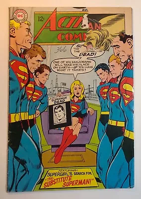 Buy Action Comics #366 Superman DC Silver Age Supergirl Neal Adams Cover G/vg • 10.87£