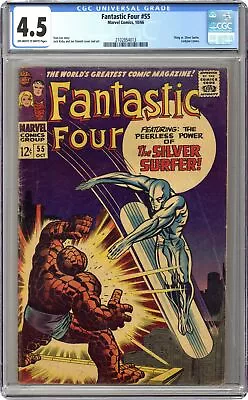 Buy Fantastic Four #55 CGC 4.5 1966 2102854013 • 184.63£