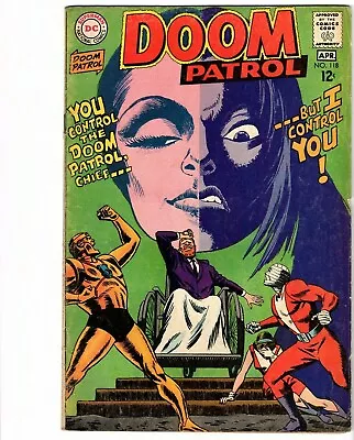 Buy Doom Patrol # 118 (DC)1968 - Silver Age Classic -  VG+/FN-  SOLID COPY!! • 14.75£