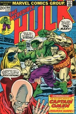 Buy Incredible Hulk #164 FN 1973 Stock Image • 7.77£