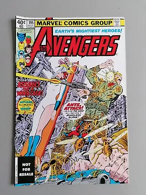 Buy Avengers 195 (1980) 1st App Of TaskMaster In Cameo. Reprint Rare NOT FOR RESALE. • 15£
