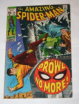 Buy Amazing Spiderman 79! 1969! 2nd Appearance Of The Prowler! • 38.82£