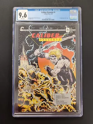 Buy Caliber Presents #1 CGC 9.6 1989  1st App. The Crow • 683.42£