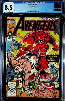 Buy Avengers #307 (1989) - CGC 8.5 - Mister Fantastic & Invisible Woman Appearance • 23.30£