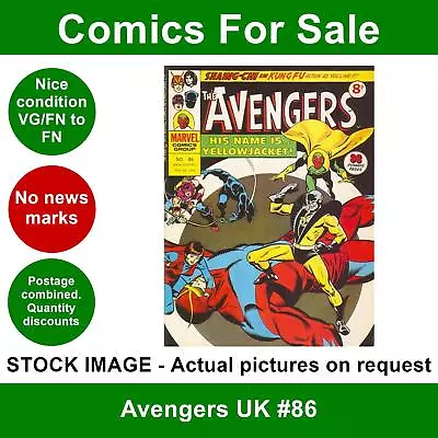 Buy Avengers UK #86 Comic - VG/FN Clean 10 May 1975 - Marvel UK • 5.99£