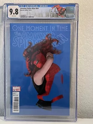 Buy Amazing  Spider-Man #  641 (2010) Cgc 9.8  Paolo Rivera  NEGATIVE SPACE VAR • 446.51£