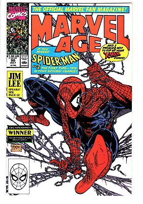 Buy Marvel Age #90 (1990) - Grade 9.4 - Spider-man Todd Mcfarlane  Jim Lee Interview • 31.06£