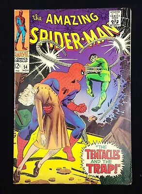 Buy Amazing Spider-Man #54 VG+ Doctor Octopus Appearance! Marvel 1967, Romita Art • 50.48£