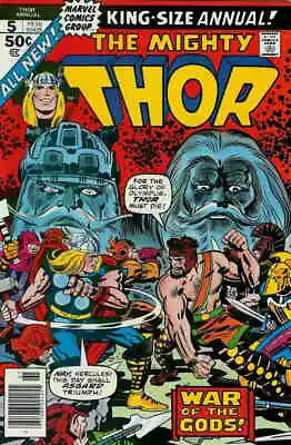 Buy Thor Annual #5 VG; Marvel | Low Grade - 1st Appearance Toothgnasher & Toothgrind • 34.16£