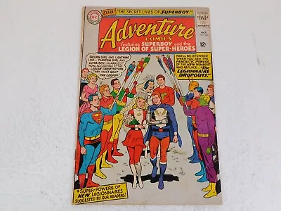 Buy ADVENTURE COMICS #337 Legion Of Super-Heroes- Silver Age  (DC Comics 1965) • 13.98£