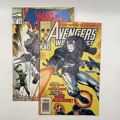 Buy Avengers West Coast # 94 NM Newsstand 1st War Machine Rhodes + Iron Man 283 NM • 34.95£
