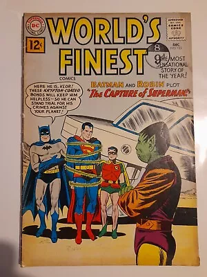 Buy World's Finest #122 Dec 1961 Good+ 2.5 First 12 Cent Issue In Titled Series • 19.99£