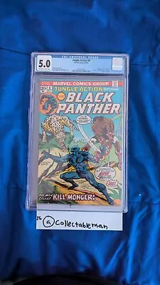 Buy Jungle Action #6 CGC 5.0 1973 1st App. Erik Killmonger. Black Panther Solo Story • 77.66£