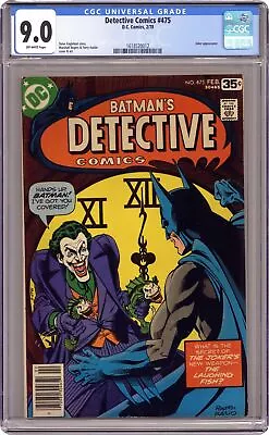 Buy Detective Comics #475 CGC 9.0 1978 1618520012 • 201.92£