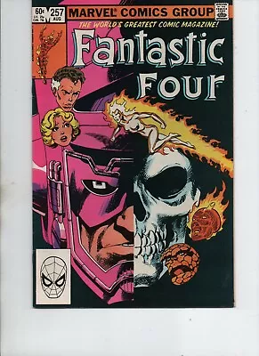 Buy FANTASTIC FOUR # 257(marvel 1983 ) KEY-GALACTUS-VF • 11.64£