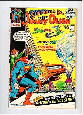 Buy DC SUPERMAN'S PAL JIMMY OLSEN #147  VF Adams Cover, Kirby Art 1972 Vintage Comic • 8.08£