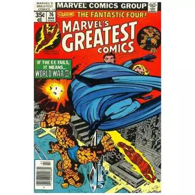 Buy Marvel's Greatest Comics #76 Marvel Comics Fine Minus Full Description Below [v. • 2.03£