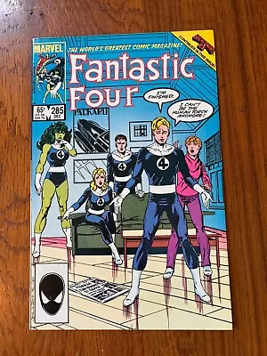 Buy Fantastic Four #285 1985 Secret Wars Ii John Byrne Art  Marvel Comic Book • 3.50£
