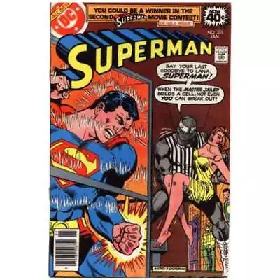Buy Superman #331  - 1939 Series DC Comics Fine+ Full Description Below [q^ • 7.07£