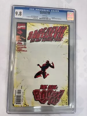 Buy Marvel Comics Daredevil #380 1998 White Pages Cgc 9.8 (pbr090522) • 100.95£