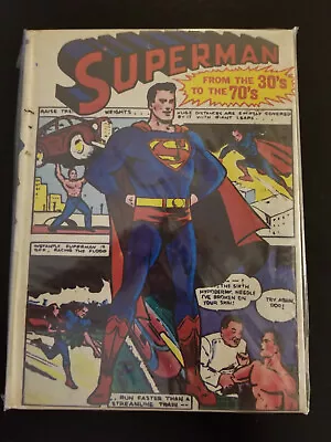 Buy SUPERMAN From The 30s To The 70s HARDCOVER HC Dust Jacket Wear DC COMICS Oop • 21.74£