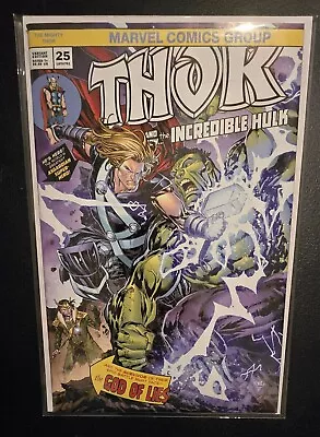 Buy Thor #25 Ken Lashley Exclusive SDCC Variant HULK 181 Homage W/COA 269/1000 • 20.97£