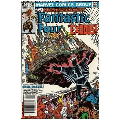 Buy Fantastic Four #240 Newsstand  - 1961 Series Marvel Comics VF+ [o~ • 7.30£