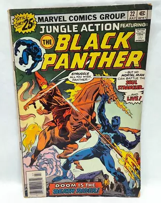 Buy Jungle Action #22 W/ The Black Panther - 1976 Marvel - 1st App Of Soul Strangler • 17.84£