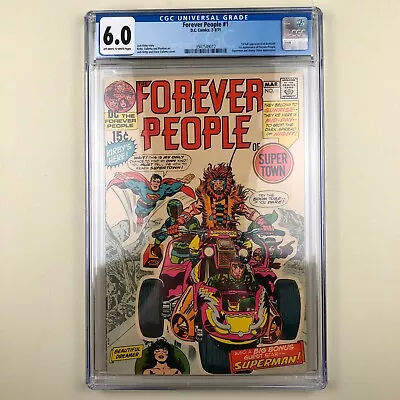 Buy Forever People #1 (1971) CGC 6.0, 1st Darkseid, 1st Forever People • 135.91£
