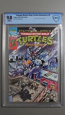 Buy Teenage Mutant Ninja Turtles Adventures #8 CBCS 9.8 - 1st App Wingnut!! • 76.88£