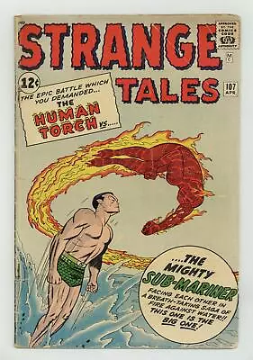 Buy Strange Tales #107 GD+ 2.5 1963 • 112.61£