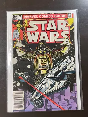 Buy Original Vintage 1981 MARVEL COMICS STAR WARS #52 DARTH VADER COVER Comic Book • 5.43£