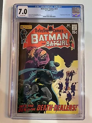 Buy Detective Comics #411 CGC 7.0  1st App. Talia Al Ghul Batman DC Comic 1971 KEY • 326.18£