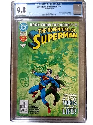 Buy The Adventures Of Superman 500 CGC 9.8 1st App. Of Steel & Superboy • 139.78£