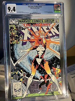 Buy X-Men #164 (1982) CGC 9.4 WP, Carol Danvers Becomes Binary, New Slab • 58.25£