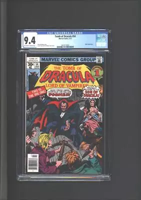 Buy Tomb Of Dracula #54 CGC 9.4 Blade App 1977 • 100.95£