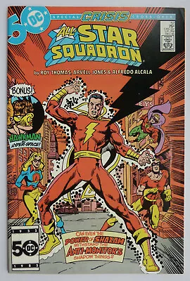 Buy All-Star Squadron #52 - Shazam - DC Comics December 1985 VF- 7.5 • 12.99£