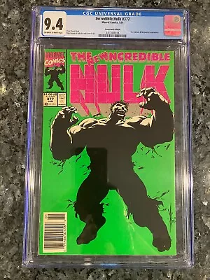 Buy Pivotal Iconic Transformation: Incredible Hulk #377 - Newsstand Edition, CGC 9.4 • 38.83£