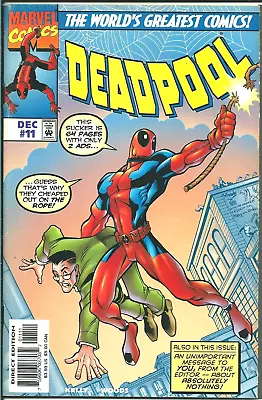 Buy Deadpool #11 (amazing Fantasy 15 Cover) - Marvel Comics 1997 (comic Usa) • 25.29£