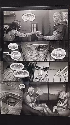 Buy Darkland #1 - Page 24 - PRESSWORKS - Comic Art - Printer Plate - Black • 62.12£