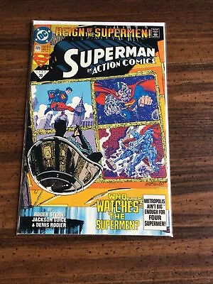 Buy Action Comics #689 VF/NM (1st Black Suit Superman-DC Comics Snyder Cut Movie). • 7.76£