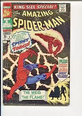 Buy Amazing Spider-man Annual 4 Fn- All-new 1967 • 19.42£